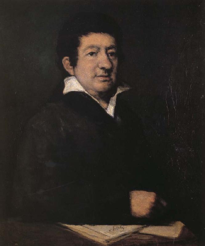 Francisco Goya Leandro Fernandez de Moratin oil painting image